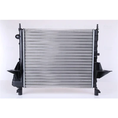Abbildung von NISSENS 63949 Kühler, Motorkühlung Aluminium 430 377 22 Kühlrippen mechanisch gefügt RENAULT: TWINGO 1, 1 Kasten