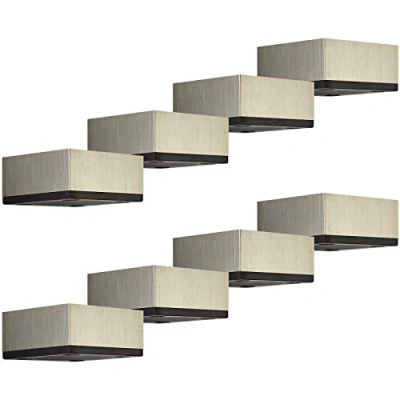 Abbildung von SOTECH 8er Set Möbelbeine MOTEL 30 mm 65 x Edelstahloptik Möbelfüße aus Aluminum
