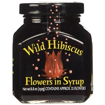 Abbildung von Wild Hibiscus in Syrup 11 Blüten, 1er Pack (1 x 250 g)