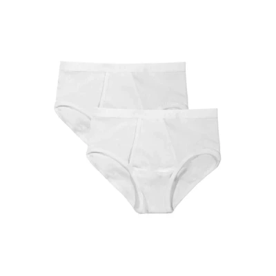 Abbildung von Schiesser 2PACK Slip, Herren, Größe: Medium, White