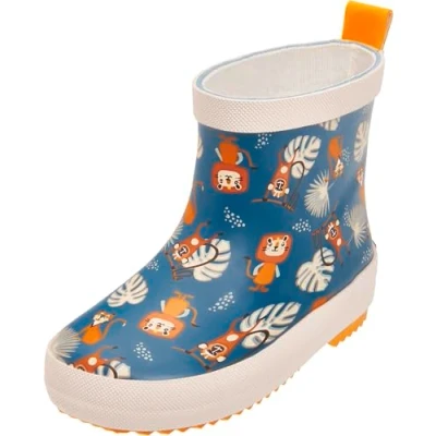 Abbildung von Playshoes Halbschaft Dschungel Unisex Gummistiefel für Kinder, Größe: 22, Petrol Schuhe