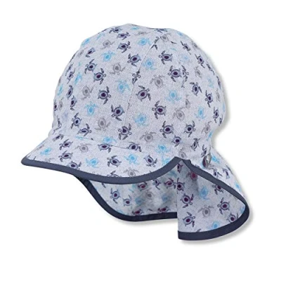 Abbildung von Sterntaler Baby Jungen m 1612134 Schirmmütze mit Nackenschutz, blau, 45