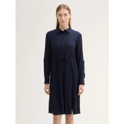 Abbildung von TOM Tailor Blusenkleid, Damen, Größe: 38, Sky captain blue