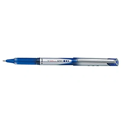 Abbildung von Pilot VBall VB7 Tintenroller mit Gummi Griffzone 0,7 mm Schreibspitze 0,5 Strichbreite 12 Stück blau