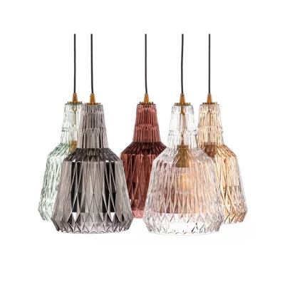 Abbildung von Lindby Hängeleuchte Belarion, multicolour, 5 flg., Ø 65 cm