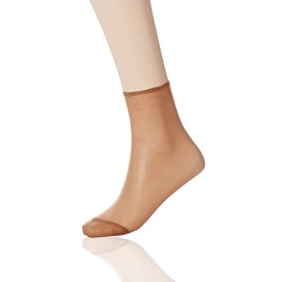 Abbildung von Dim Socken Kurze Sublim Glänzende Damen x2, Black, One Size