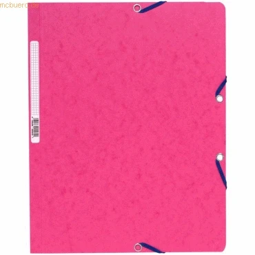 Abbildung von Exacompta Eckspannmappe Nature Future A4 Manila Karton 400g fuchsia