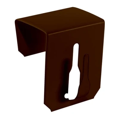 Abbildung von 10x Fensterhaken Dekohaken Fensterclip für Fensterdekoration Braun 12 20mm UNIVERSAL