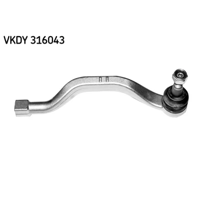 Abbildung von SKF VKDY 316043 Spurstangenkopf mit synthetischem Fett RENAULT: Laguna 3 Grandtour, 3, III Coupe