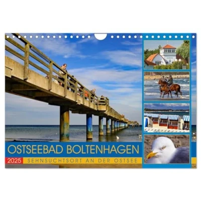 Abbildung von Ostseebad Boltenhagen Sehnsuchtsort an der Ostsee (Wandkalender 2025 DIN A4 quer), CALVENDO Monatskalender