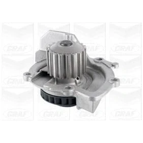Abbildung von GRAF PA1110 Wasserpumpe 18 mit Dichtung mechanisch Thermoplast 53,1 für Zahnriementrieb FORD: FOCUS 3 Turnier, 3, S Max Mk1, CITROËN: C8