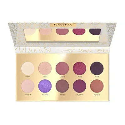 Abbildung von Eveline Cosmetics Fantasy Palette von 10 Lidschatten