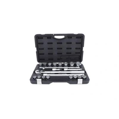 Abbildung von KS TOOLS 911.0721 Steckschlüsseleinsatz Set Chrom Vanadium Stahl 3/4 mit Ratschenfunktion Vierkant