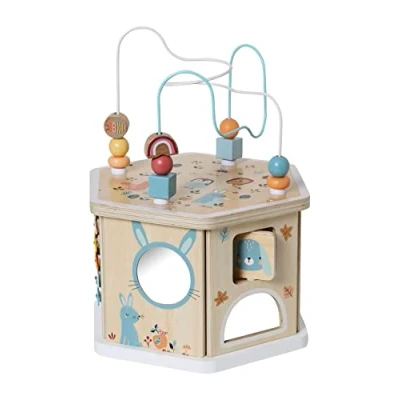 Abbildung von Vertbaudet VERTBAUDETSechseckiges Activity Center, Holz FSC®beige