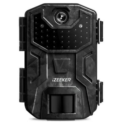 Abbildung von iZEEKER Wildkamera 20MP 1080P, Jagdkamera mit unsichtbaren Infrarot 940nm LEDs, IP66 Wasserdicht Bewegungsaktivierte Nachtsicht für Wildtierüberwachung Indoor Sicherheit