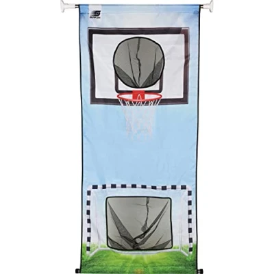 Abbildung von Sunflex Fußballtor Türwand Fußball + Basketball, befestigen