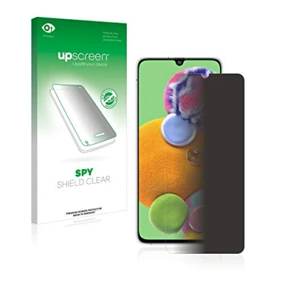 Abbildung von upscreen Anti Spy Blickschutzfolie für Samsung Galaxy A90 5G Privacy Screen Displayschutz Folie [Sichtschutz, Blaulichtfilter]
