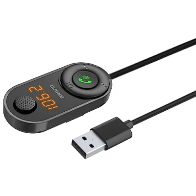 Abbildung von Kabelloser FM Transmitter + Musikplayer, Mikrofone, LED Display