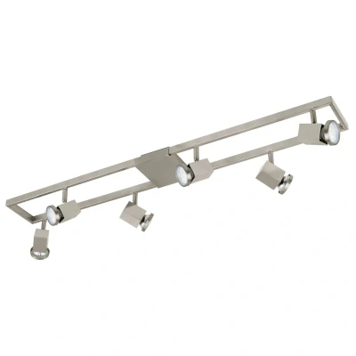 Abbildung von Eglo 93679 LED Spotleuchte ZERACO nickel matt, GU10 max. 6X5W