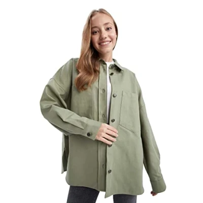 Abbildung von Defacto Leichte Jacke, Damen, Größe: Medium, Mint