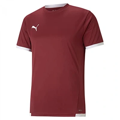 Abbildung von puma Unisex Kinder Teamliga Jersey Jr Shirt, Cordovan White, 116 EU