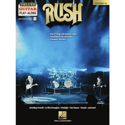 Abbildung von Rush. Deluxe Guitar Play Along Volume 26. Book/Audio Online