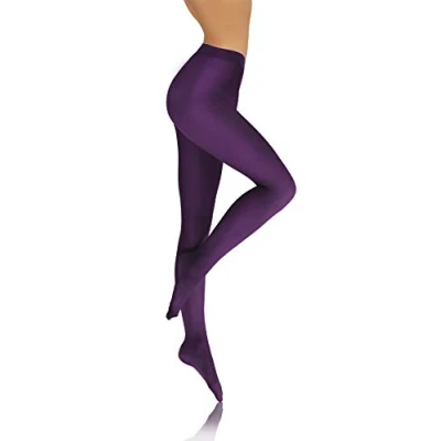 Abbildung von sesto senso Damen Strumpfhose Violett Bunte 40 DEN Blickdicht Microfaser 4 L