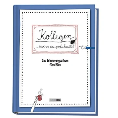 Abbildung von Kollegen sind wie eine große Familie Das Erinnerungsalbum fürs Büro: Freundebuch für Erwachsene