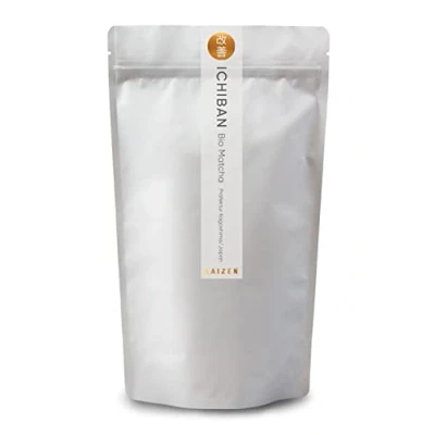Abbildung von Kaizen® Ichiban Bio Matcha Tee Contest Ceremonial Grade voll beschattet Großpackung Direktimport aus der Präfektur Kagoshima/Japan 80g im wiederverschließbaren Aromaschutzbeutel
