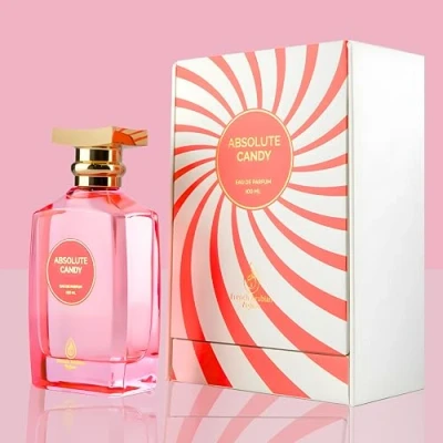 Abbildung von Absolute Candy Eau de Parfum für Damen, Duft mit Noten von Sweet Caramel Yum Marshmallow Vanilla Sugar 100 ml