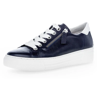 Abbildung von Gabor FLORENZ Plateausneaker, Freizeitschuh, Halbschuh, Schnürschuh in bequemer Weite G = weit