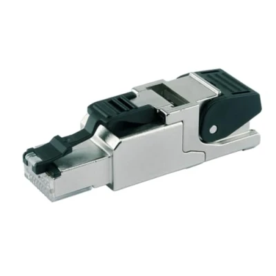 Abbildung von TELEGÄRTNER J00026A2001 RJ45 Steckverbinder MFP8 T568B Kat.6a (tief), Metall