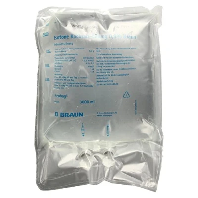 Abbildung von Natriumchlorid 0,9% Braun Ecobag Infusio 4X3000 ml