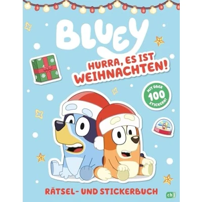 Abbildung von BLUEY Hurra, es ist Weihnachten! Rätsel und Stickerbuch: Mit über 100 Stickern (BLUEY Beschäftigung, Band 4)
