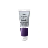 Abbildung von Lefranc Bourgeois 300508 Flashe Acrylfarbe &amp; Vinylfarbe, hochpigmentiert, elastisch, lichtecht, alterungsbeständig, matt, für den Innen Außenbereich, 80ml Tube Dioxazine Violett