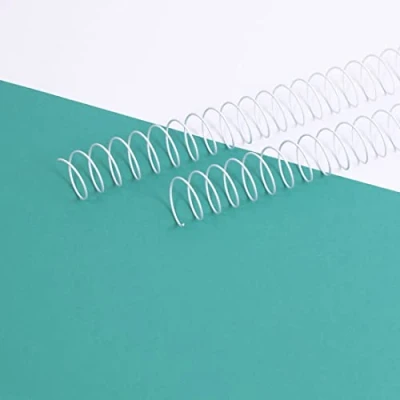Abbildung von Craftelier 2 Spiralen Set zum Binden von Alben, Notizbüchern oder Agenden Ideal für Scrapbooking und Bastelprojekte Ø 2,54 cm (1&quot;) Länge 30,5 (12&quot;) Farbe Weiß