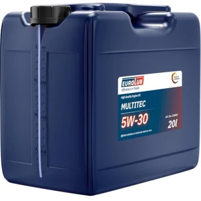 Abbildung von Eurolub Multitec 5W 30 20l Motoröl 214020 FORD: FOCUS 3 Stufenheck, Transit Mk6 Kastenwagen, Galaxy Mk3 MPV, RENAULT: LAGUNA 2, TWINGO CLIO