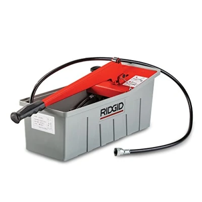 Abbildung von RIDGID 50072 Modell 1450 Druckprüfpumpe, 50 bar (725 psi) Wasserdruckprüfpumpe, manuelle Prüfpumpe