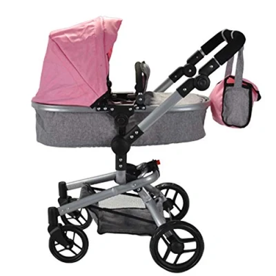 Abbildung von Modern Angel 2in1 Hellrosa Puppenwagen Bandits and Angels