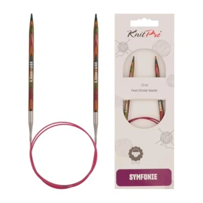 Abbildung von KnitPro Symfonie Wood Rundstricknadel 5,0mm 60 cm