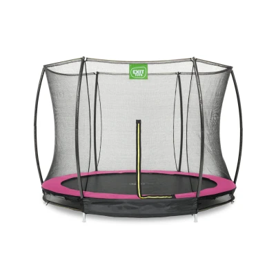 Abbildung von EXIT inground Trampolin ø244cm Silhouette (rosa)