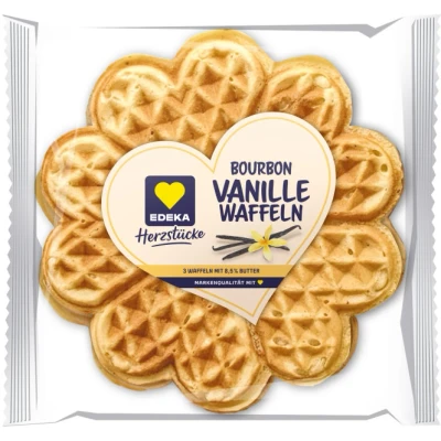 Abbildung von Edeka Bourbon Vanille Waffeln 165 g