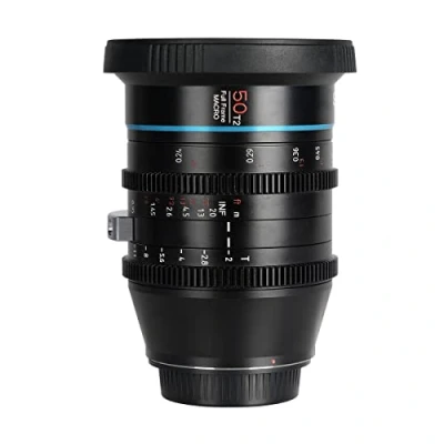 Abbildung von SIRUI 50mm Jupiter Macro T2 Vollformat Cine Prime Objektiv, für EF Mount Kameras, kompatibel mit BMPCC 6k, 6k pro, EOS C300 Mark III, C500 II