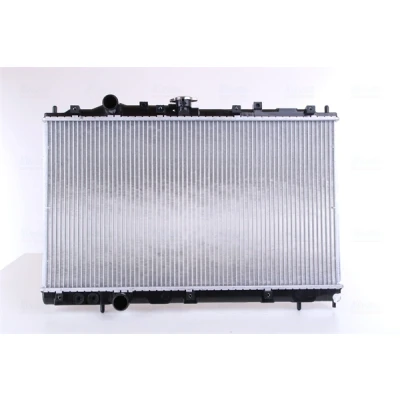 Abbildung von NISSENS 628591 Kühler, Motorkühlung Aluminium 375 683 17 Kühlrippen gelötet MITSUBISHI: COLT 5