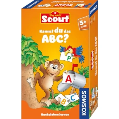 Abbildung von Kosmos 710521 Scout Kannst du das ABC? Lernspiel für 2 4 Kinder ab 5, Reisespiel, Kinderspiel