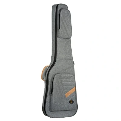 Abbildung von Ortega Guitars Deluxe Bass Gigbag E Tasche Höhe 122 cm Breite 37,5 Baumwolle, Grau (OGBEB DLX GY)