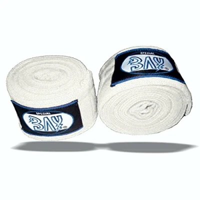 Abbildung von BAY Sports Boxbandagen Basic Box Bandagen Handbandagen Boxen Kickboxen weiß