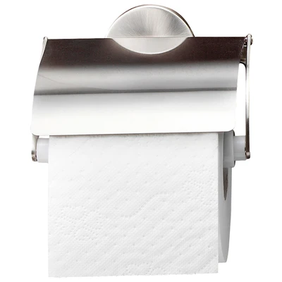 Abbildung von FACKELMANN Toilettenpapierhalter Fusion, vernickelt