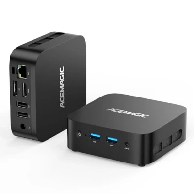 Abbildung von ACEMAGIC V1 Mini Pc Intel Alder Lake Ν95(4C/4T, bis zu 3,4 GHz), 16GB DDR4 512GB M.2 SSD Micro Computer Desktop PC, Gigabit Ethernet/WiFi 5/BT4.2/4K@60Hz Büro/Schule