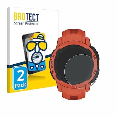 Abbildung von BROTECT Entspiegelungs Schutzfolie für Garmin Instinct 2S (2 Stück) Matte Displayschutz Folie, Anti Reflex, Fingerprint